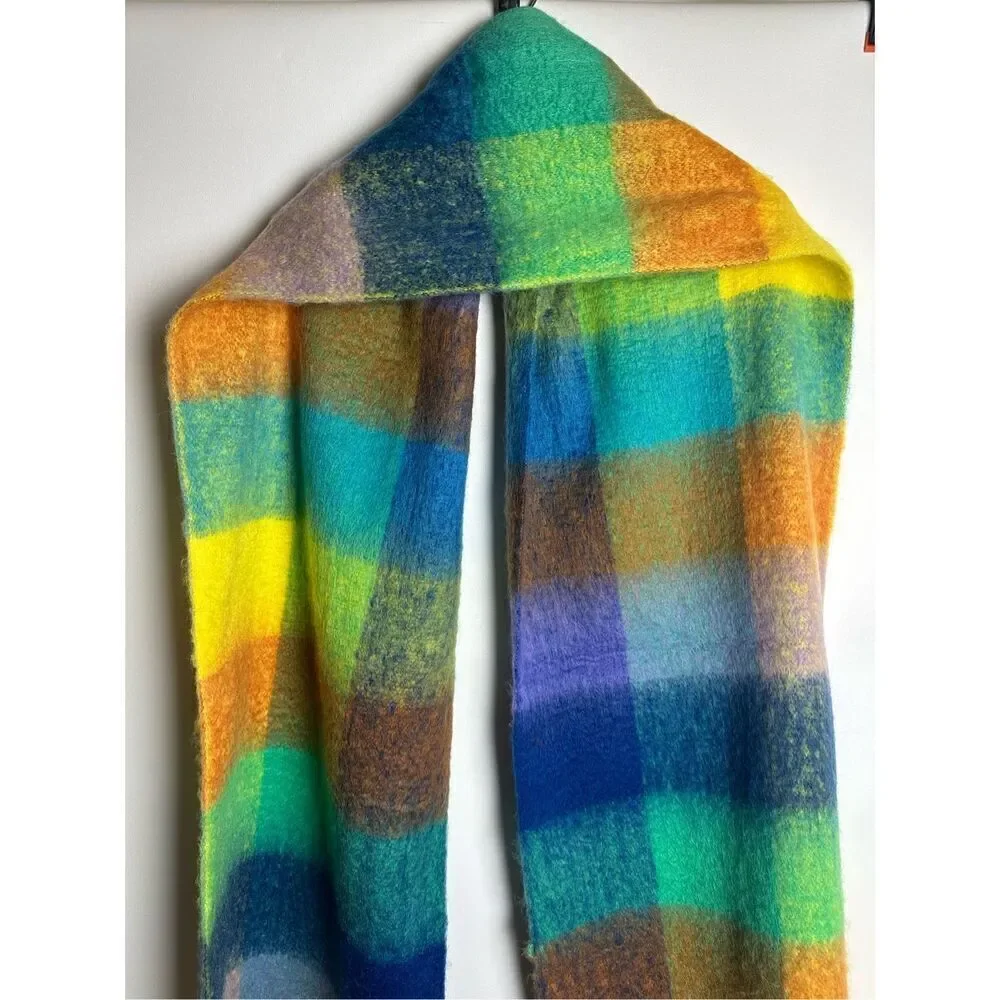 Multi color oversized scarf